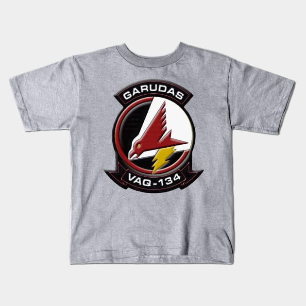 VAQ-134 Garudas Patch Kids T-Shirt by Spacestuffplus